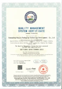 ISO 9001 document